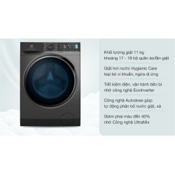 Máy giặt Electrolux UltimateCare 900 Inverter 11 kg EWF1141R9SB