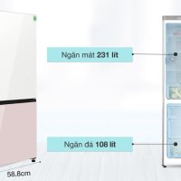 Tủ lạnh Samsung Inverter 339 lít Bespoke RB33T307055/SV