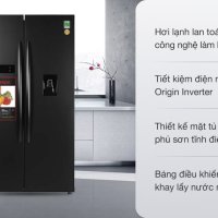 Tủ lạnh Toshiba Inverter 513 lít Side By Side GR-RS682WE-PMV(06)-MG