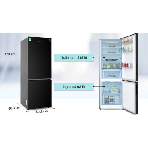 Tủ lạnh Samsung Inverter 310 lít RB30N4010BU/SV 2
