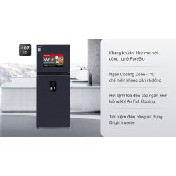 Tủ lạnh Toshiba Inverter 407 lít GR-RT535WE-PMV(06)-MG 0