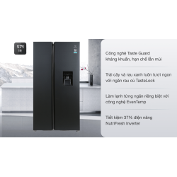 Tủ lạnh Electrolux Inverter 541 lít Multi Door EQE6000A-B 0