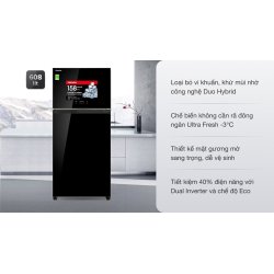 Tủ lạnh Toshiba Inverter 608 lít GR-AG66VA (XK) 0