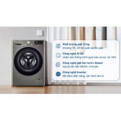 Máy giặt LG AI DD Inverter 12 kg FV1412S3PA