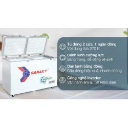 Tủ đông Sanaky Inverter 270 lít TD.VH3699A4K