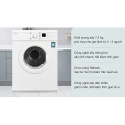 Máy sấy thông hơi Casper 7.2 kg TD-72VWD