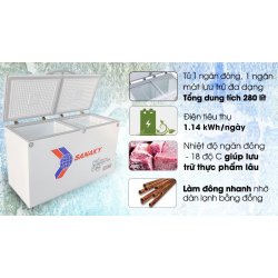 Tủ đông Sanaky Inverter 280 lít VH-4099W3