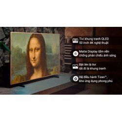 Smart Tivi Khung Tranh The Frame QLED Samsung 4K 55 inch QA55LS03B