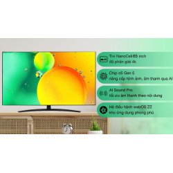 Smart Tivi NanoCell LG 4K 55 inch 55NANO76SQA