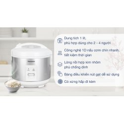 Nồi cơm nắp gài Panasonic 1 lít SR-MVN10LRAX