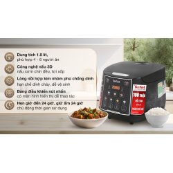 Nồi cơm điện tử Tefal 1.8 lít RK737868