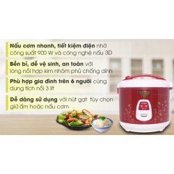 Nồi cơm nắp gài Cuckoo 3 lít CR- 1713