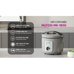 Nồi cơm điện nắp gài Mutosi MR-180G