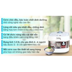 Nồi cơm cao tần Tefal 1.5 lít RK762168