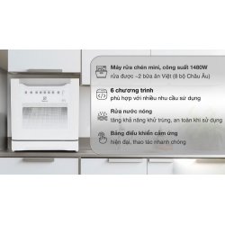 Máy rửa bát mini Electrolux ESF6010BW