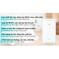 Máy lọc không khí Daikin 31m2 MC40UVM6-7 23W