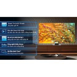 Smart Tivi QLED Samsung AI 4K 75 inch QA75Q80D