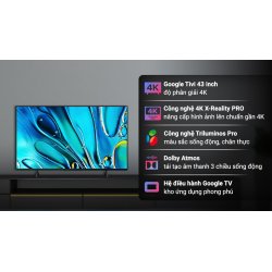 Google Tivi Sony 4K 55 inch K-55S30