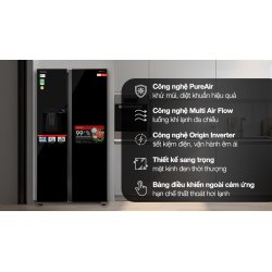 Tủ lạnh Toshiba Inverter 568 lít Side By Side GR-RS755WIA-PGV(22)-XK