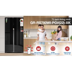 Tủ lạnh Toshiba Inverter 596 lít Side By Side GR-RS780WI-PGV(22)-XK