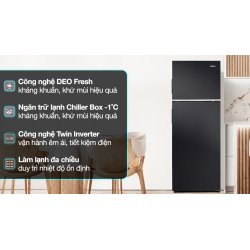 Tủ lạnh Aqua Inverter 236 lít AQR-T260FA(FB)