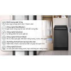 Máy giặt Panasonic Inverter 18 kg NA-FD180W3BV