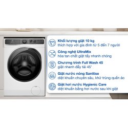Máy giặt Electrolux UltimateCare 500 Inverter 10 kg EWF1023P5WC