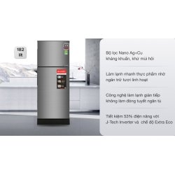 Tủ lạnh Sharp Inverter 182 lít SJ-X201E-DS