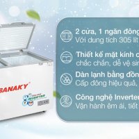 Tủ đông Sanaky Inverter 305 lít TD.VH4099A4K