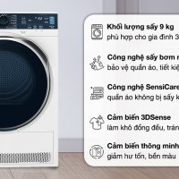 Máy sấy bơm nhiệt Electrolux UltimateCare 9 kg EDH903R9WB