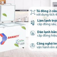 Tủ đông Sanaky Inverter 410 lít VH-5699HY3