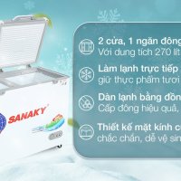 Tủ đông Sanaky 270 lít TD.VH3699A2KD