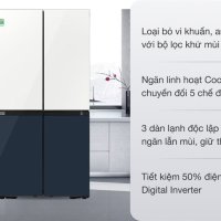 Tủ lạnh Samsung Inverter 599 lít Multi Door Bespoke RF60A91R177/SV