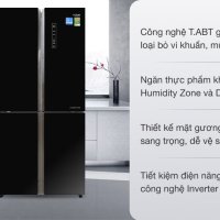 Tủ lạnh Aqua Inverter 456 lít Multi Door AQR-IG525AM GB