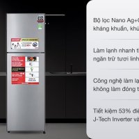 Tủ lạnh Sharp Inverter 253 lít SJ-X281E-DS