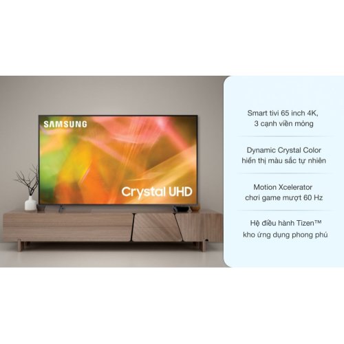 Smart Tivi Samsung 4K Crystal UHD 55 inch UA55AU8100 0