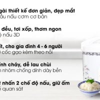 Nồi cơm nắp gài Sharp 1.8 lít KS-183TJV-CR
