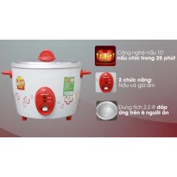 Nồi cơm nắp rời Sharp 1.5 lít KSH-D15V 0