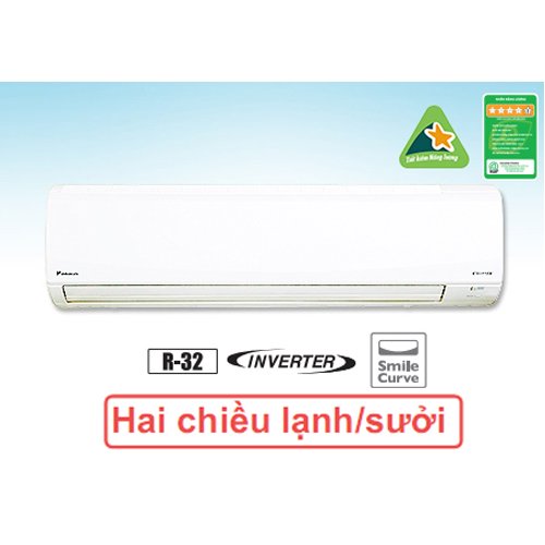 Điều hòa Daikin 2 chiều 12000BTU inverter gas R32 FTHF35XVMV 0