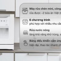 Máy rửa bát mini Electrolux ESF6010BW