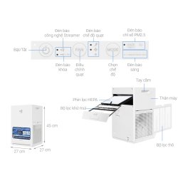 Máy lọc không khí Daikin 23m2 MC30YVM7 25W 2