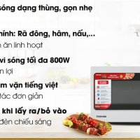 Lò vi sóng có nướng Toshiba ER-SGM20(S1)VN 20 lít