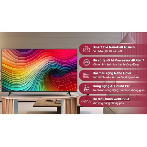 Smart Tivi NanoCell LG AI 4K 86 inch 86NANO81TSA 0