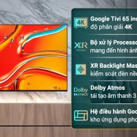 Google Tivi QLED Mini LED Sony AI 4K 75 inch K-75XR70