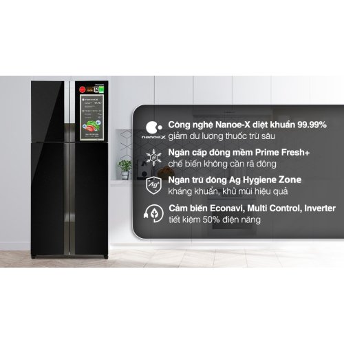 Tủ lạnh Panasonic Inverter 550 lít Multi Door NR-DZ601YGKV 0