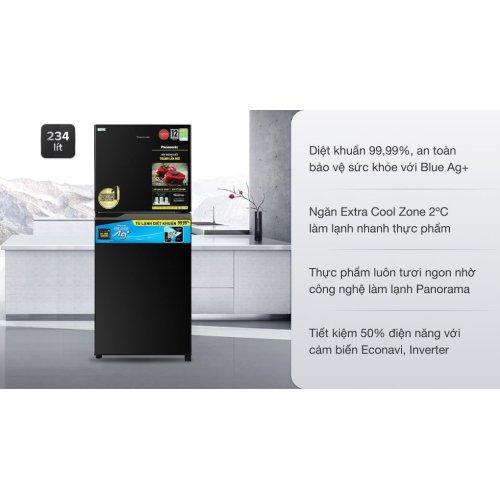 Tủ lạnh Panasonic Inverter 234 lít NR-TV261BPKV 0
