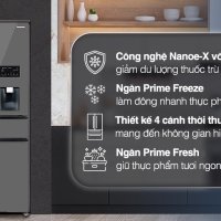Tủ lạnh Panasonic Inverter 540 lít Multi Door PRIME+ Edition NR-YW590YMMV