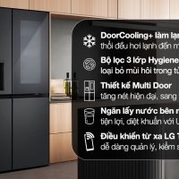 Tủ lạnh LG Inverter 508 lít Multi Door InstaView LFI50BLMAI