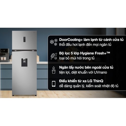 Tủ lạnh LG Inverter 459 lít LTD46SVMA 0