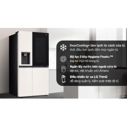 Tủ lạnh LG Inverter 635 lít Side By Side InstaView Door-in-Door GR-X257BG 3